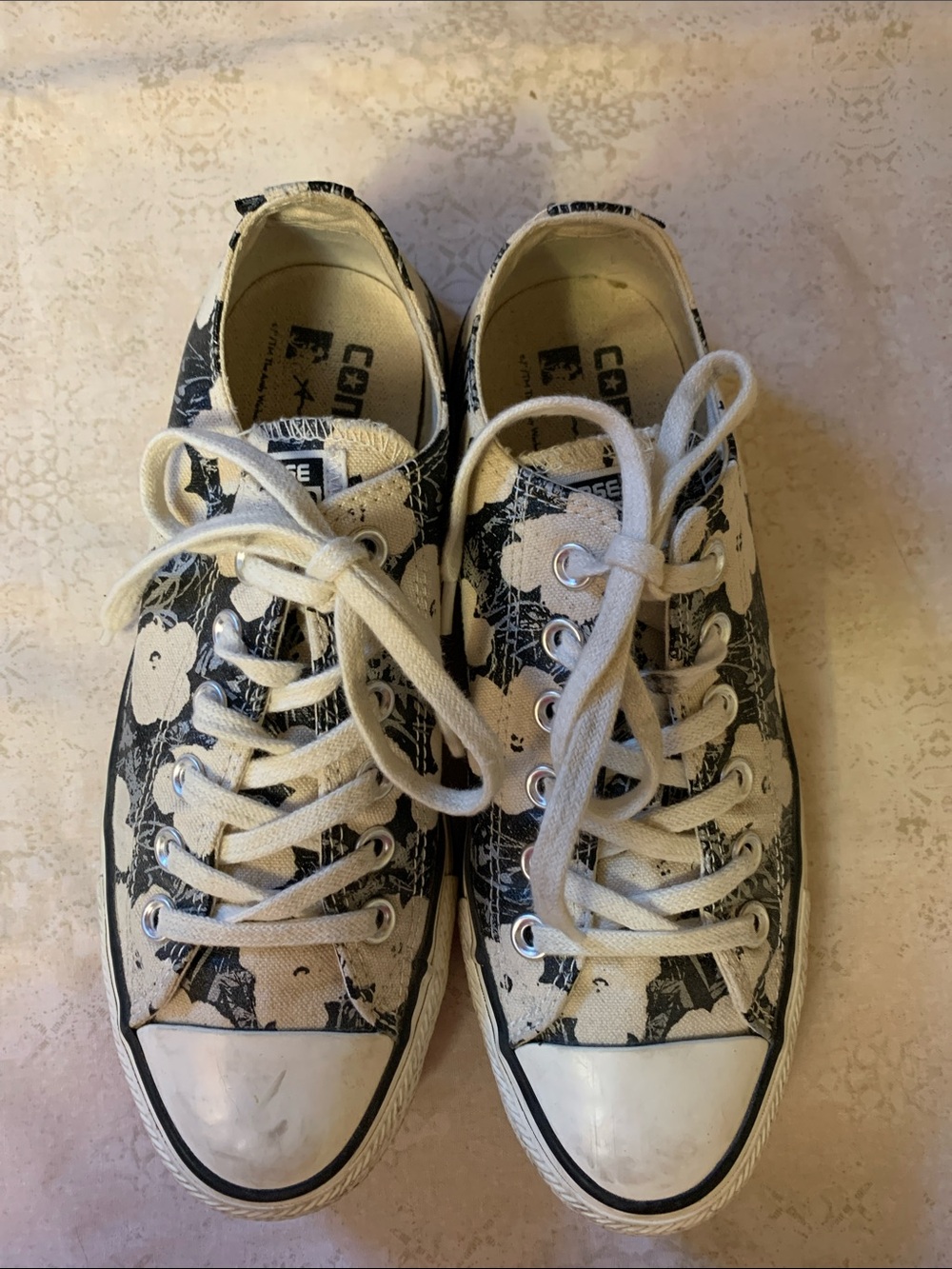 Converse Andy Warhol Chuck Taylor All Star Low Ankle - Too Floral.  Sz 7.